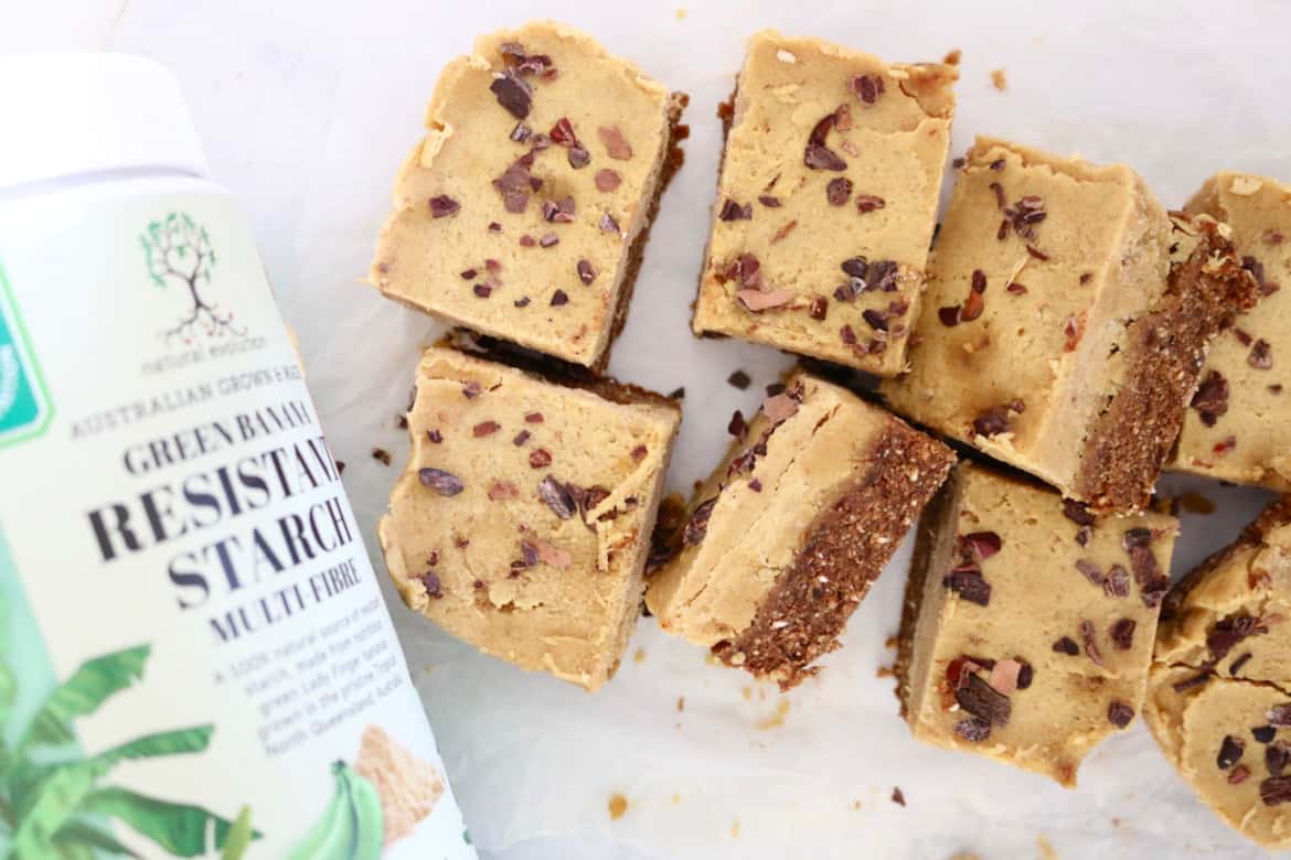 Double Choc Cookie Dough Slice