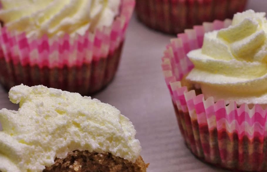 Banana and Ginger Cupcakes