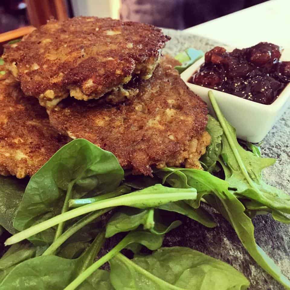 cauliflower and onion bhaji