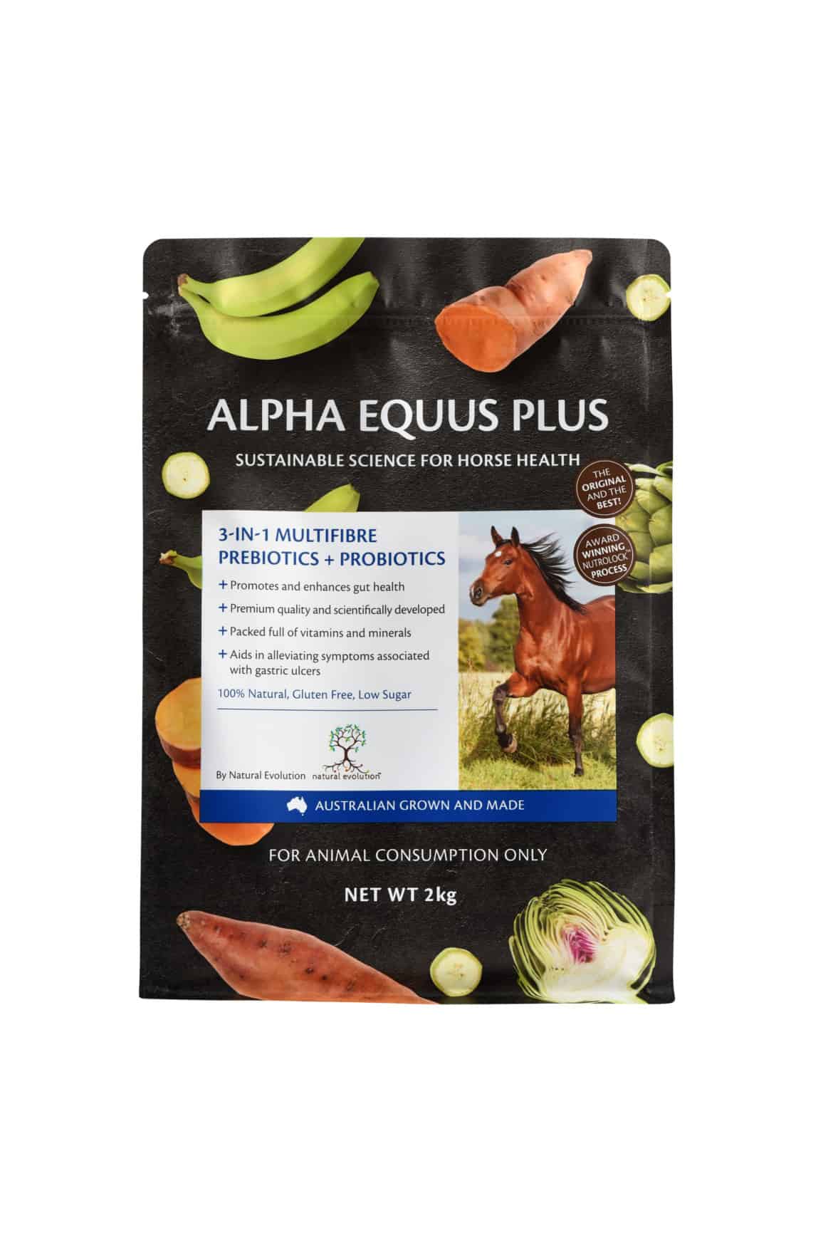 Natural Evolution - Green Banana Flour - Alpha Equus Plus - Animal Nutrition