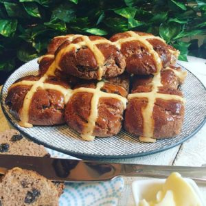 Hot Cross Buns – Natural Evolution All Purpose Gluten Free Dough Mix