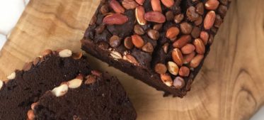 The BEST Choc Peanut Butter Banana Bread