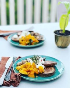 Savoury Banana Flour Pancakes